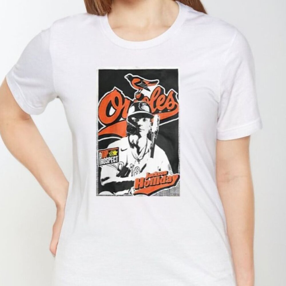 Orioles Jackson Holliday Debut 2024 MLB Baseball Player Graphic T-Shirt 166